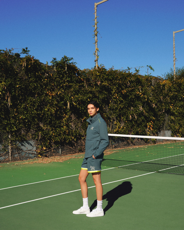 Dockers Racquet Club Retro 5.5" Short Relaxed Fit Green Heron