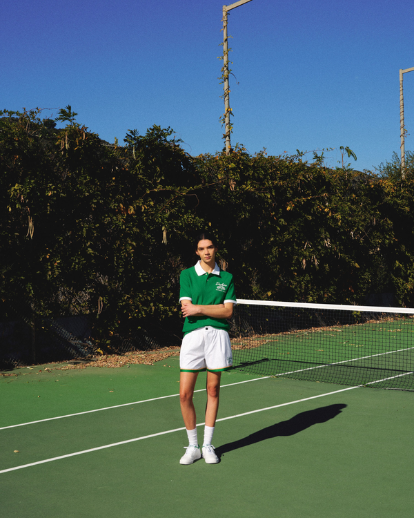 Dockers Racquet Club Retro 5.5" Short Relaxed Fit Lucent White