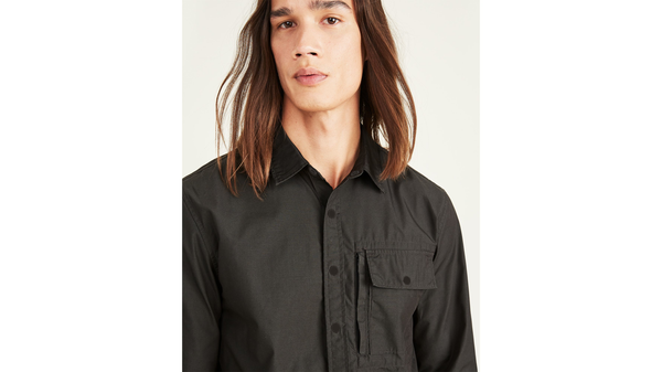 Dockers Rec Button-Up Shirt Regular Fit Pirate Black