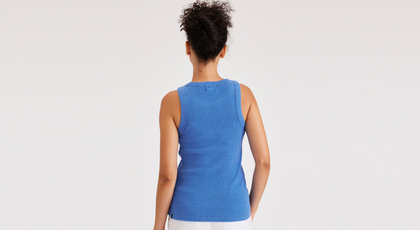 Dockers Rib Tank With Lofi Knit Slim Fit Ceramic Blue
