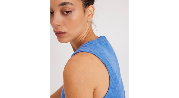 Dockers Rib Tank With Lofi Knit Slim Fit Ceramic Blue