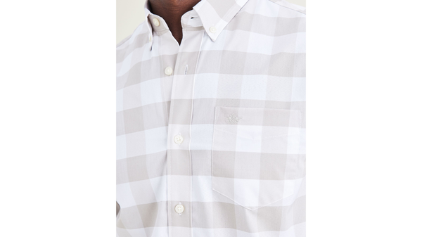 Dockers Signature Comfort Flex Shirt Classic Fit Sahara Khaki