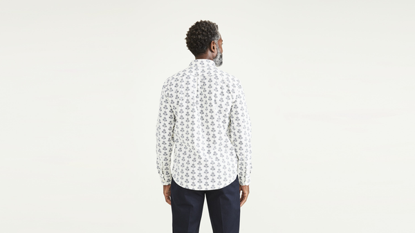 Dockers Signature Comfort Flex Shirt Classic Fit White