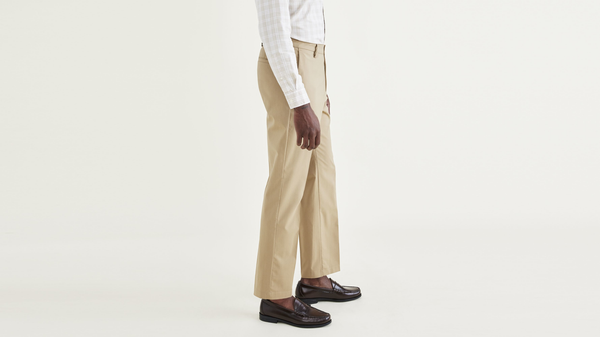 Dockers Signature Go Khakis Straight Fit (Big And Tall) Khaki
