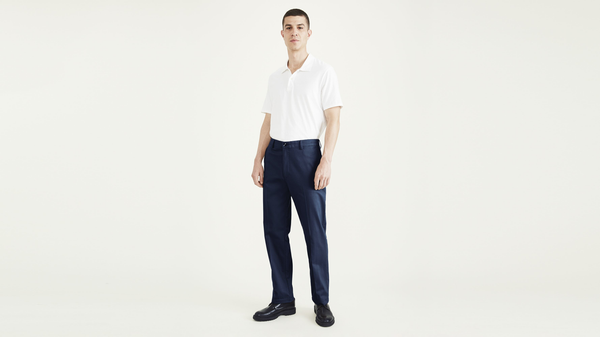 Dockers Signature Iron Free Khakis Classic Fit with Stain Defender® Blue