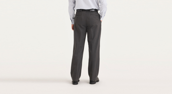 Dockers Signature Iron Free Khakis Classic Fit With Stain Defender® Grey