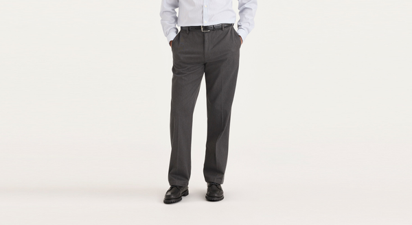 Dockers Signature Iron Free Khakis Classic Fit with Stain Defender® Grey