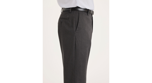 Dockers Signature Iron Free Khakis Classic Fit With Stain Defender® Grey