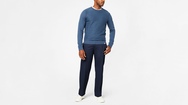 Dockers Signature Iron Free Khakis Relaxed Fit With Stain Defender® Blue