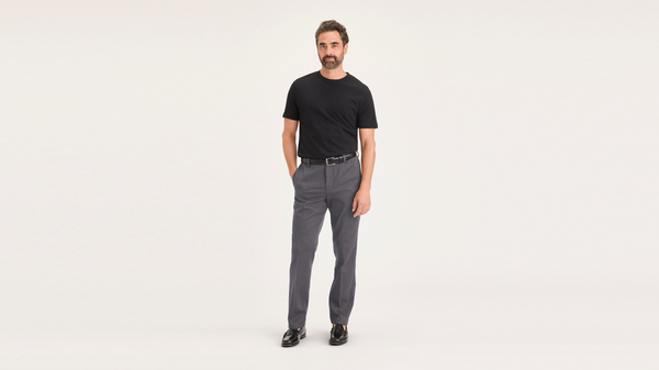 Dockers Signature Iron Free Khakis Slim Fit With Stain Defender® Grey
