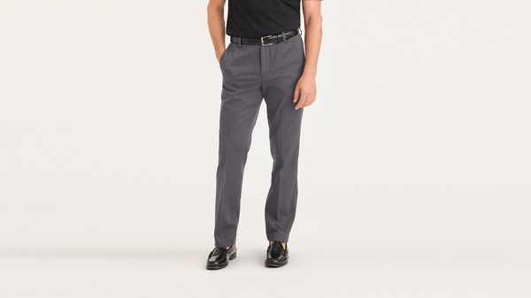 Dockers Signature Iron Free Khakis Slim Fit with Stain Defender® Grey