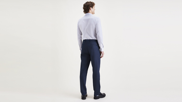 Dockers Signature Iron Free Khakis Straight Fit With Stain Defender® Blue