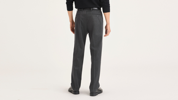Dockers Signature Iron Free Khakis Straight Fit With Stain Defender® Grey