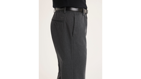 Dockers Signature Iron Free Khakis Straight Fit With Stain Defender® Grey