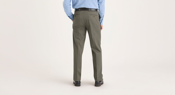 Dockers Signature Iron Free Khakis Straight Fit With Stain Defender® Green