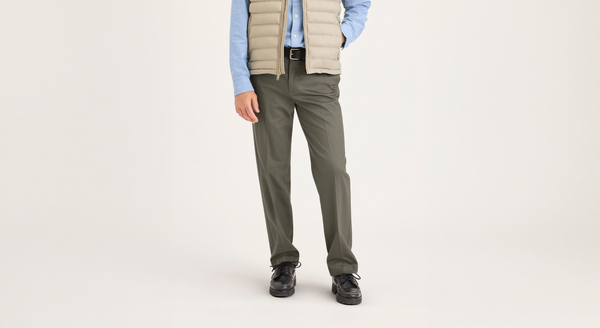 Dockers Signature Iron Free Khakis Straight Fit With Stain Defender® Green