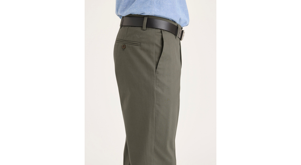 Dockers Signature Iron Free Khakis Straight Fit With Stain Defender® Green