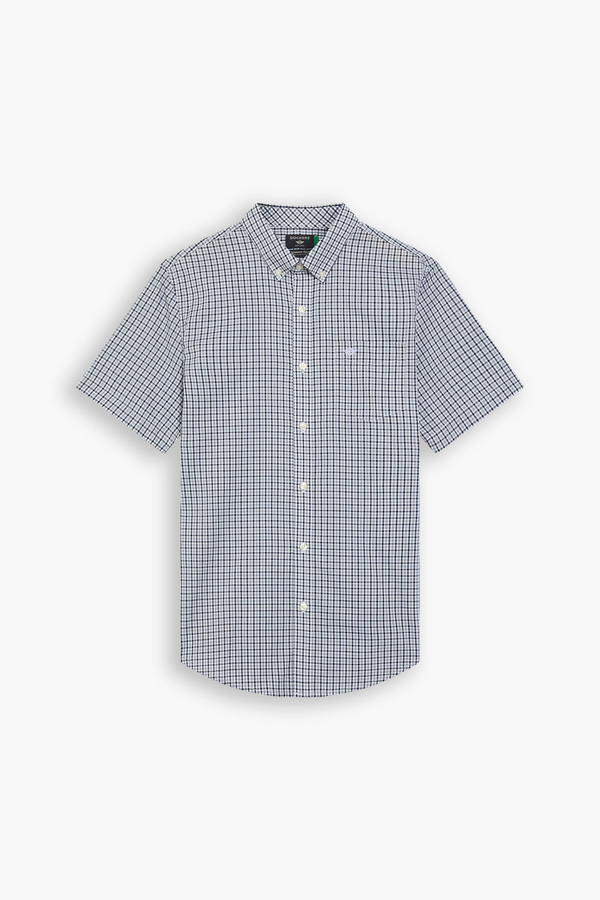 Dockers Signature Stain Defender Shirt Classic Fit Blue