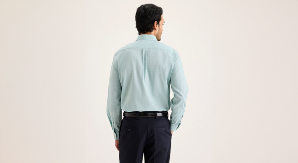 Dockers Signature Stain Defender Shirt Classic Fit Blue