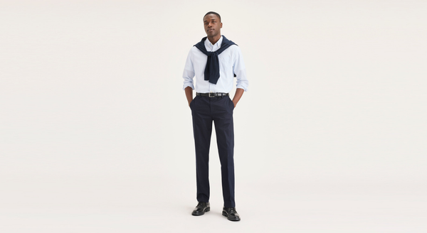 Dockers Signature Stain Defender Shirt Classic Fit Lucent White