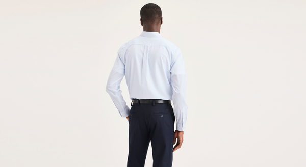 Dockers Signature Stain Defender Shirt Classic Fit Lucent White