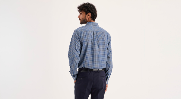 Dockers Signature Stain Defender Shirt Classic Fit Subdued Blue
