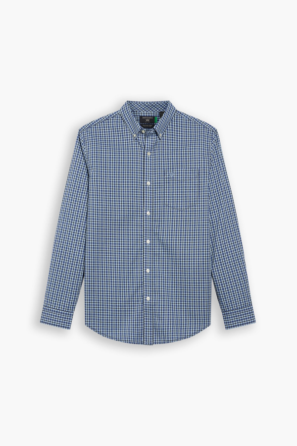 Dockers Signature Stain Defender Shirt Classic Fit Subdued Blue