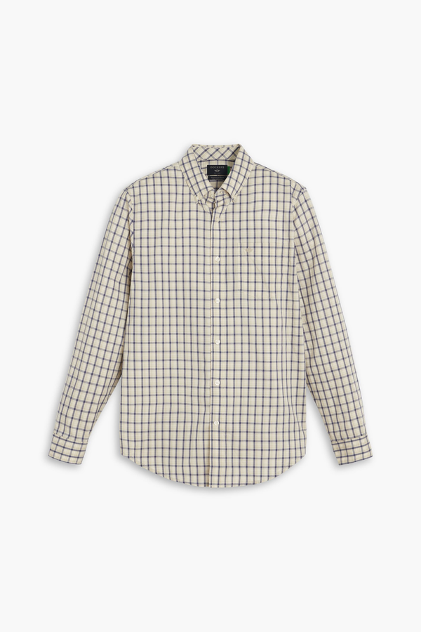 Dockers Signature Stain Defender Shirt Classic Fit Tan