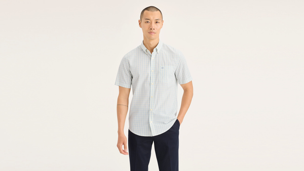 Dockers Signature Stain Defender Shirt Classic Fit White