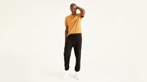 Dockers Sport Sweatpants Straight Fit Beautiful Black
