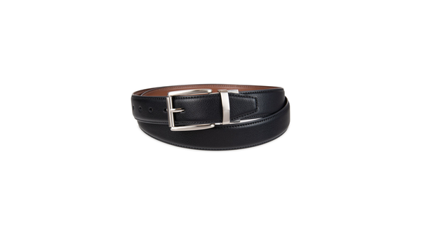 Dockers Stitched Edge Stretch (Big And Tall) Cognac & Black