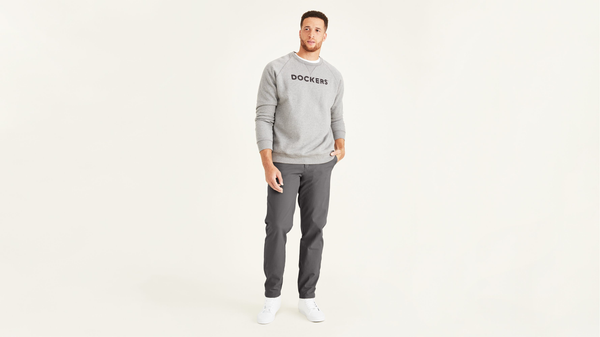 Dockers Ultimate Chinos Athletic Fit (Big and Tall) Grey