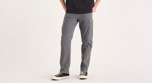 Dockers Utility Cargo Pant Straight Fit Car Park Grey
