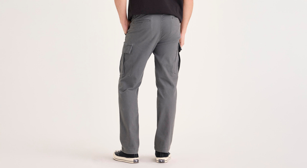 Dockers Utility Cargo Pant Straight Fit Car Park Grey