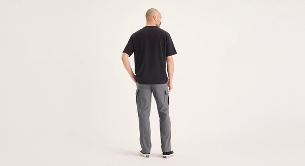 Dockers Utility Cargo Pant Straight Fit Car Park Grey