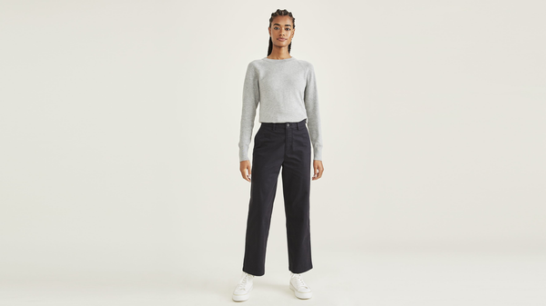 Dockers Weekend Chinos High Straight Fit Beautiful Black