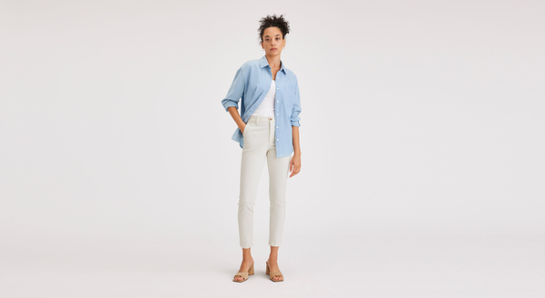 Dockers Weekend Chinos Skinny Fit: Premium Edition White