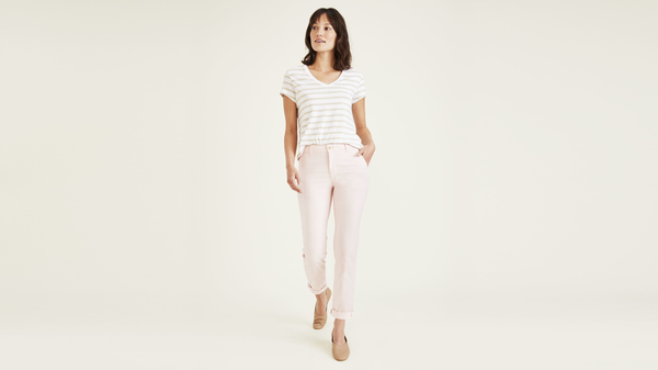 Dockers Weekend Chinos Slim Fit: Premium Edition Pink