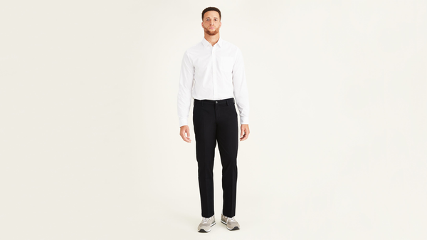 Dockers Workday Khakis Athletic Fit (Big and Tall) Black