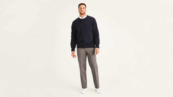 Dockers Workday Khakis Classic Fit (Big and Tall) Brown