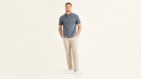 Dockers Workday Khakis Classic Fit (Big and Tall) Khaki