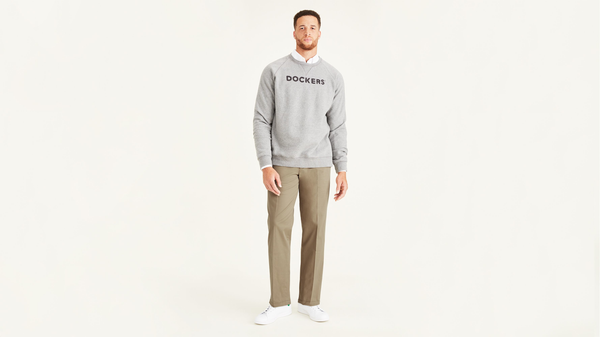 Dockers Workday Khakis Classic Fit (Big and Tall) New British Khaki