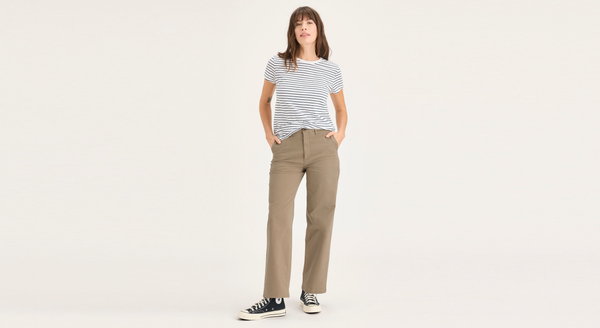Dockers Blake Chino High Straight Fit Tan