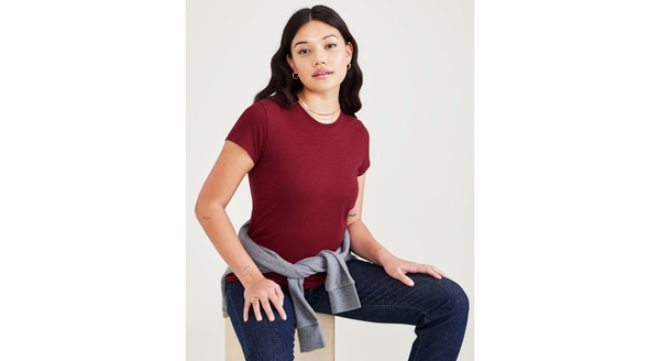 Dockers Favorite Tee Shirt Slim Fit Red