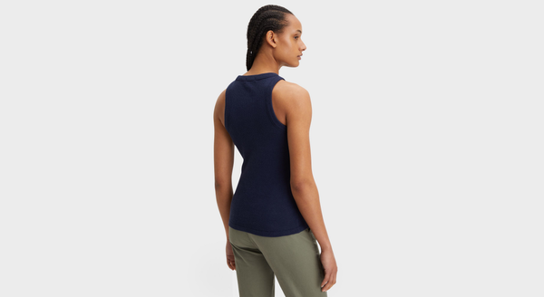 Dockers Rib Tank With Lofi Knit Slim Fit Blue