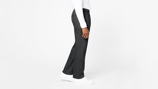 Dockers Signature Khakis Pleated Classic Fit Grey