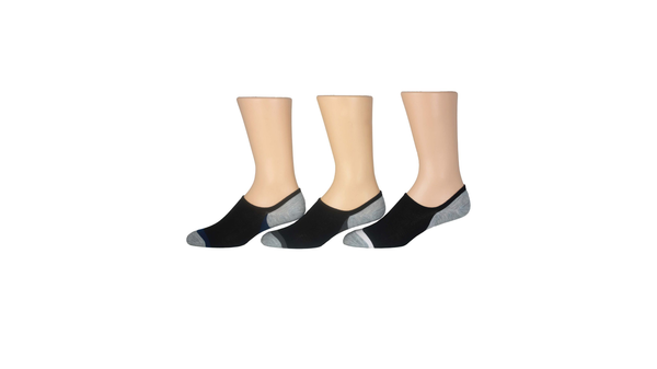 Dockers Sock Liners 3 Pack Black / Navy