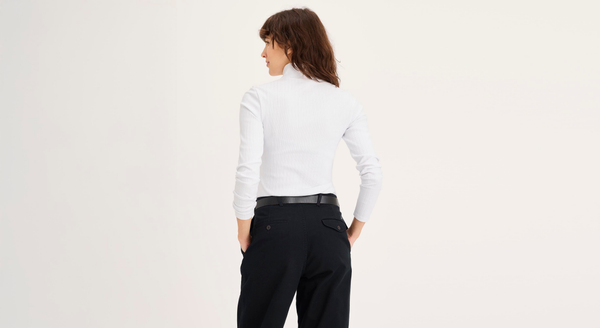 Dockers Go Quarter-Zip Pullover Slim Fit Lucent White