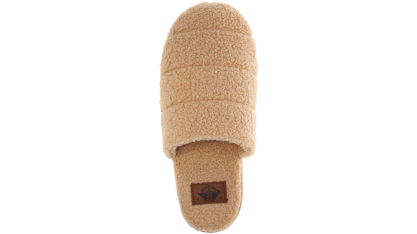 Dockers Quilted Micro-Sherpa Scruff Slip-On Mink Brown