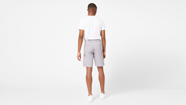 Dockers Smart 360 Tech Cargo 9" Shorts (Big And Tall) Grey